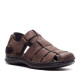 Sandàlies Walk & Fly marrons tancades agafades amb velcro - Querol online