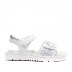 sandàlies QUETS! blanques amb banda de colors i estrella - Querol online