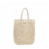 Bolso Stay color crema de rafia