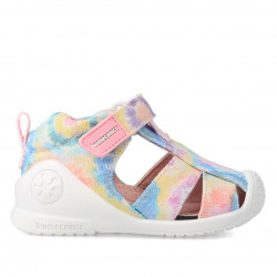 sandalias Biomecanics estampado arcoíris tipo cangrejera 232184 - Querol online