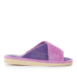 Zapatillas casa The Pool Slippers con dos tonos de lila - Querol online