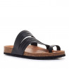 Sandalias planas Redlove negras valerie con multiples tiras