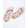 Xancles Ipanema fashion sand VIII fem beix i gold