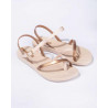 Chanclas Ipanema fashion sand VIII fem beige y gold