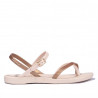 Chanclas Ipanema fashion sand VIII fem beige y gold