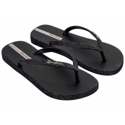 CHANCLAS DE MUJER IPANEMA MAXI GLOW FEM BLACK/GLITTER DARK GREY - Querol online