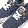 Zapatos Lois denin con cordones y suela blanca