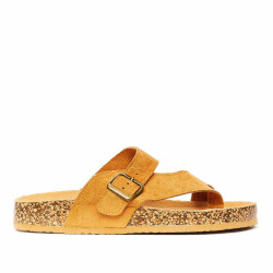 Sandàlies planes Owel marrons vivara - Querol online