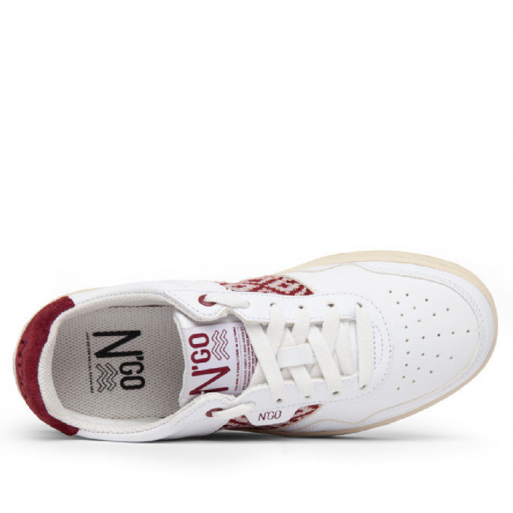 Sabatilles esportives N'GO SHOES Hue Classique Burgundy per a home - Querol online