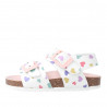 sandalias Garvalin tipo bios con corazones de colores