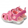 sandalias Garvalin rosas tipo cangrejeras 232850C