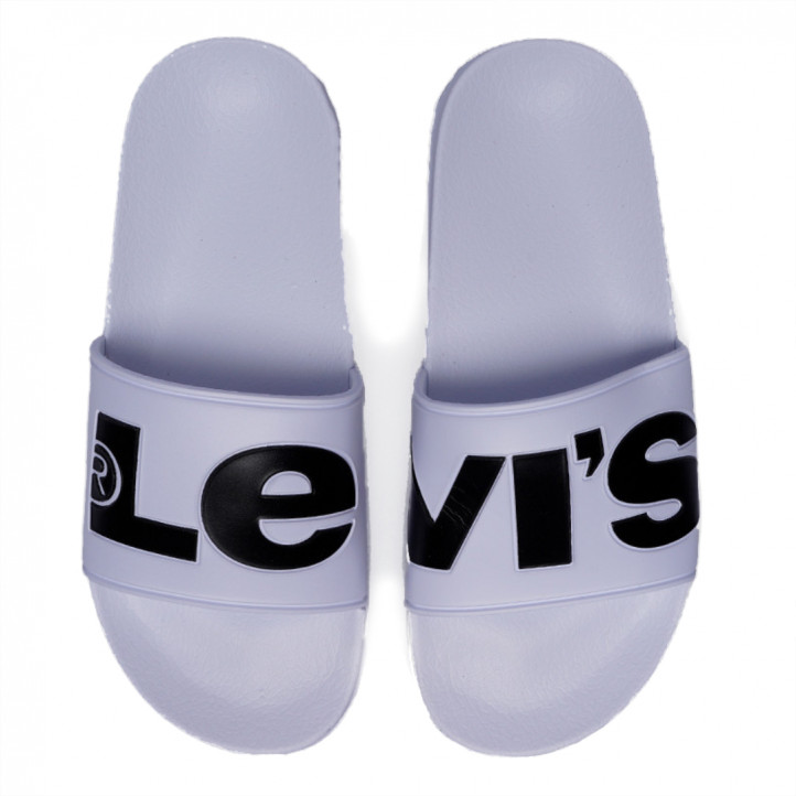 xancletes Levi's June L Kids' Slides blanques - Querol online