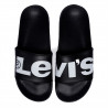 chanclas Levi's June L Kids' Slides negras