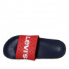 Chanclas Levi's June Perf rojas y azules