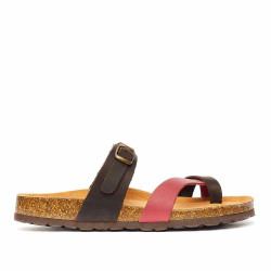 Sandàlies planes Redlove jeaninne marrons i granada de dit - Querol online