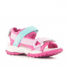 sandalias Geox combinada con rosa ​y azul