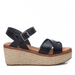 Sandalias cuña Xti 04236101 negro - Querol online