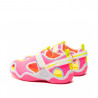 Chanclas Geox rosas con interior amarillo