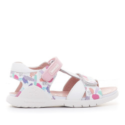 sandalias Biomecanics con doble velcro y dibujos de colores - Querol online