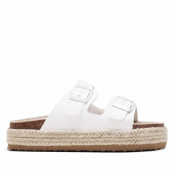 sandàlies Stay amb plataforma blanques amb dues sivelles - Querol online
