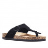 Sandalias planas Owel gosford negras tipo bio