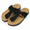 Sandalias planas Owel gosford negras tipo bio