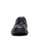 Zapatos vestir Baerchi negros de piel con cordones y piso de goma - Querol online