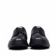 Zapatos vestir Baerchi negros de piel con cordones y piso de goma - Querol online