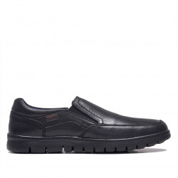 Sabates vestir Baerchi negres de pell sense cordons i pis de goma - Querol online