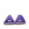 Sabatilles casa The Pool Slippers  amb dos tons de lila diferents