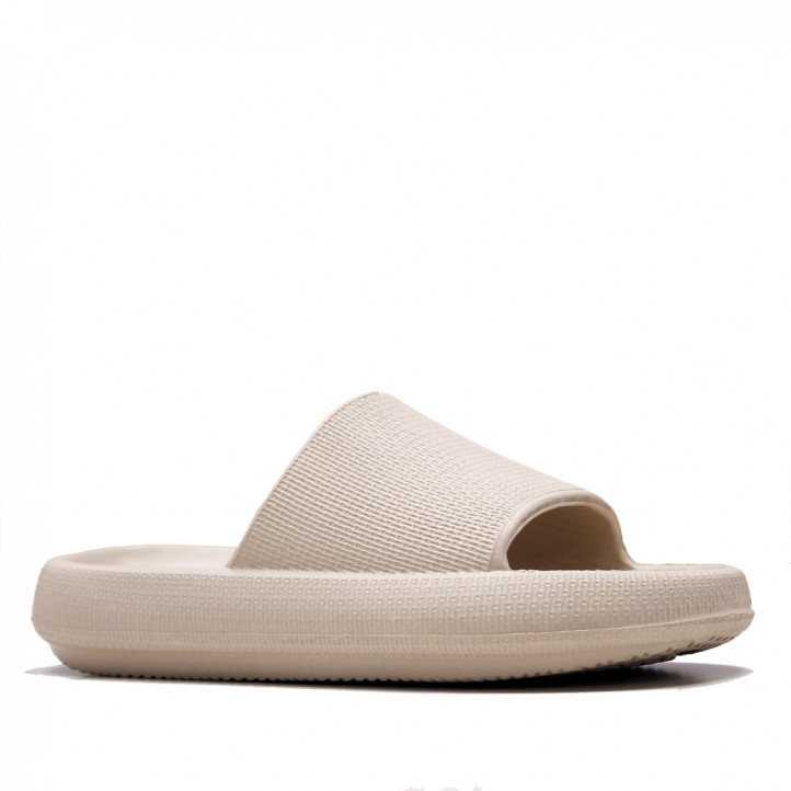 Chanclas Stay beige estilo pala gruesas - Querol online