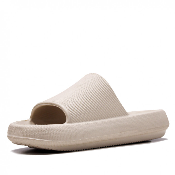 Chanclas Stay beige estilo pala gruesas - Querol online