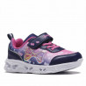 Sabatilles esport BUBBLE KIDS blaus amb rosa i llueixes