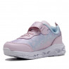 Zapatillas deporte BUBBLE KIDS rosas con lazo y luces
