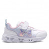 Zapatillas deporte BUBBLE KIDS blancas con lazo y luces