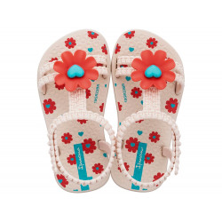 CHANCLAS DE BEBé IPANEMA DAISY BABY BEIGE/BEIGE/RED - Querol online