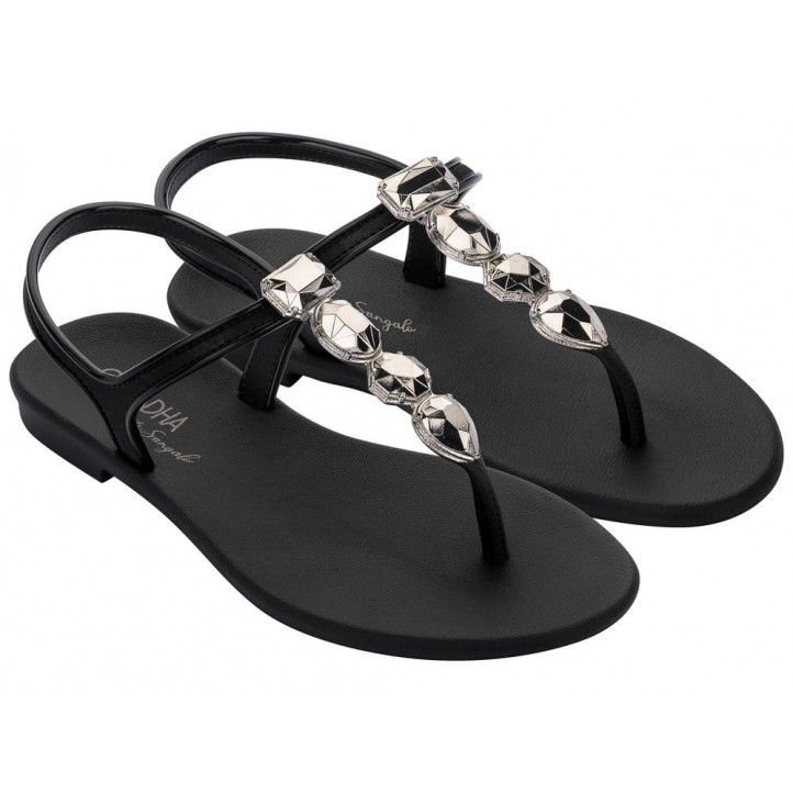 CHANCLAS DE MUJER GRENDHA IS GLAMOUR SAND AD BLACK - Querol online
