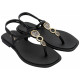 CHANCLAS DE MUJER GRENDHA CAJU PORCELANA SANDAL BLACK - Querol online