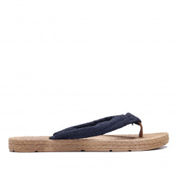 Chanclas Stay con tiras negras cogidas por el dedo - Querol online