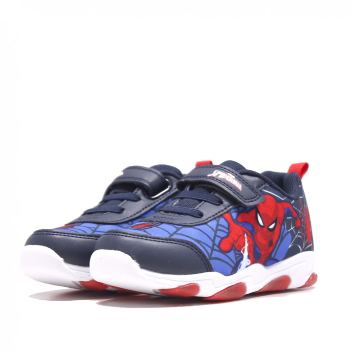 Zapatillas deporte Leomil de Marvel con Diseño de Spiderman y Telarañas - Querol online