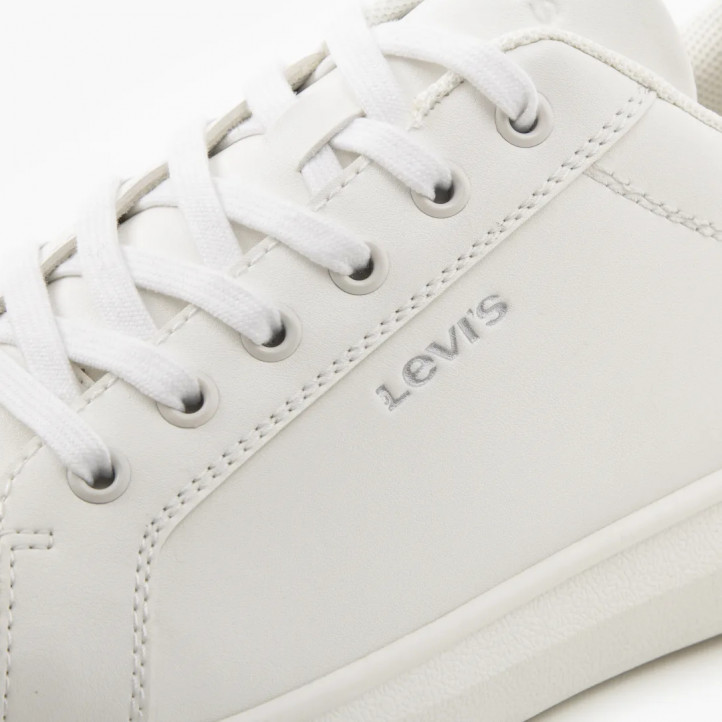 Zapatillas Levi's ellis brillante blancas - Querol online