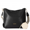 Bossa Gioseppo shopper negre amb detalls off white kallham
