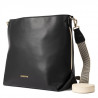 Bossa Gioseppo shopper negre amb detalls off white kallham