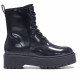 Botines plataforma BB UP negros con cordones - Querol online