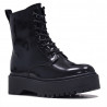 Botines plataforma BB UP negros con cordones
