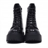 Botines plataforma BB UP negros con cordones