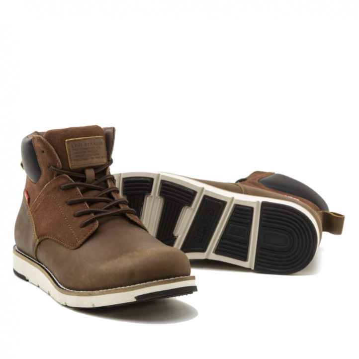 Botines Levi's jax plus marrones - Querol online