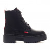 Botins plataforma Levi's cherry negres amb logo en posterior