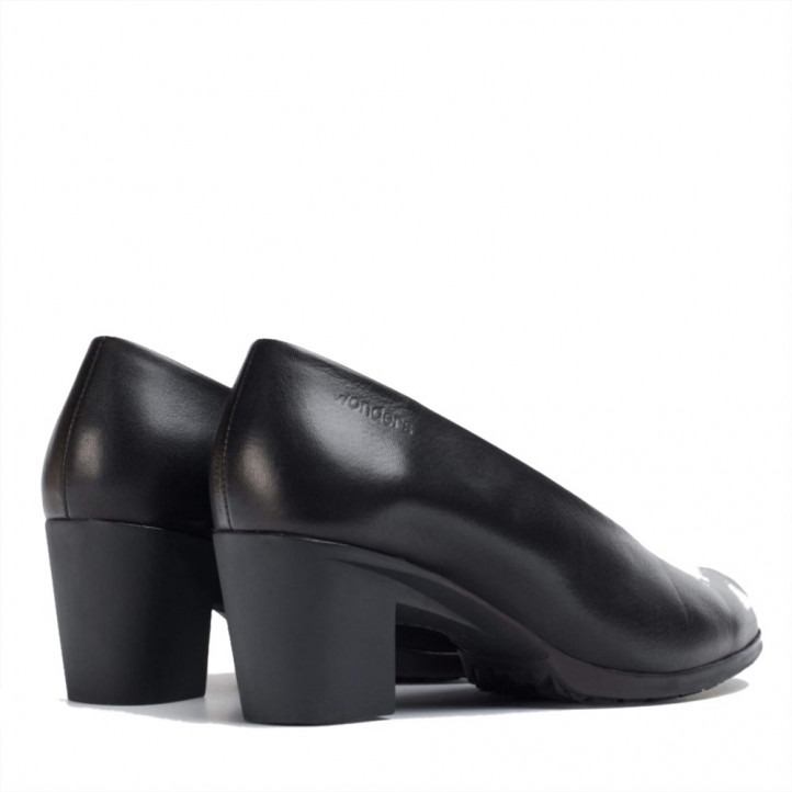 Zapatos tacón Wonders grace negro - Querol online
