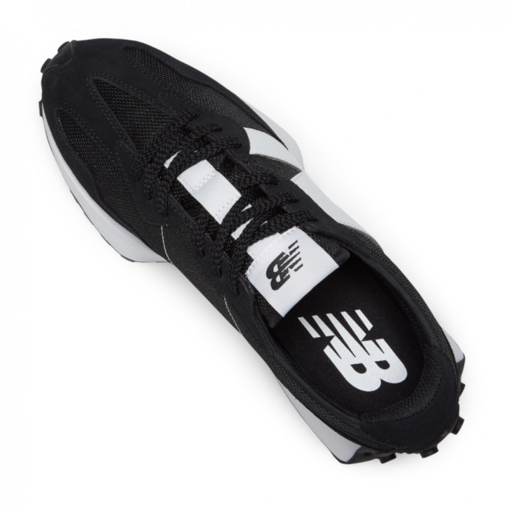 Zapatillas New Balance 327 negras y blancas para mujer - Querol online